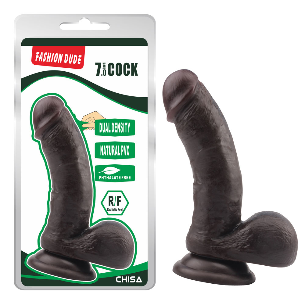 Fashion Dude-7,0 palcový Cock-Brown