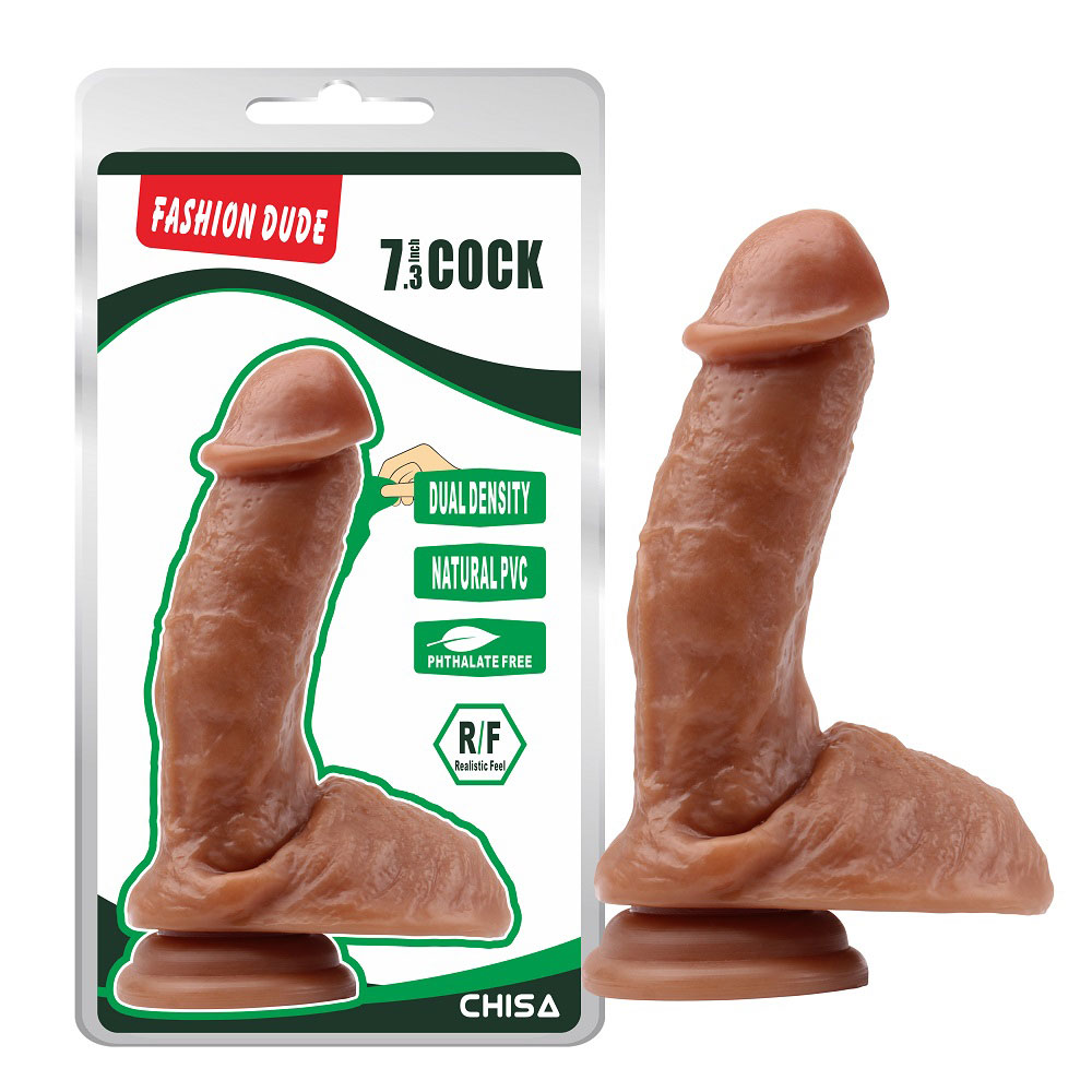 Fashion Dude- 7,3 palcový Cock-Brown