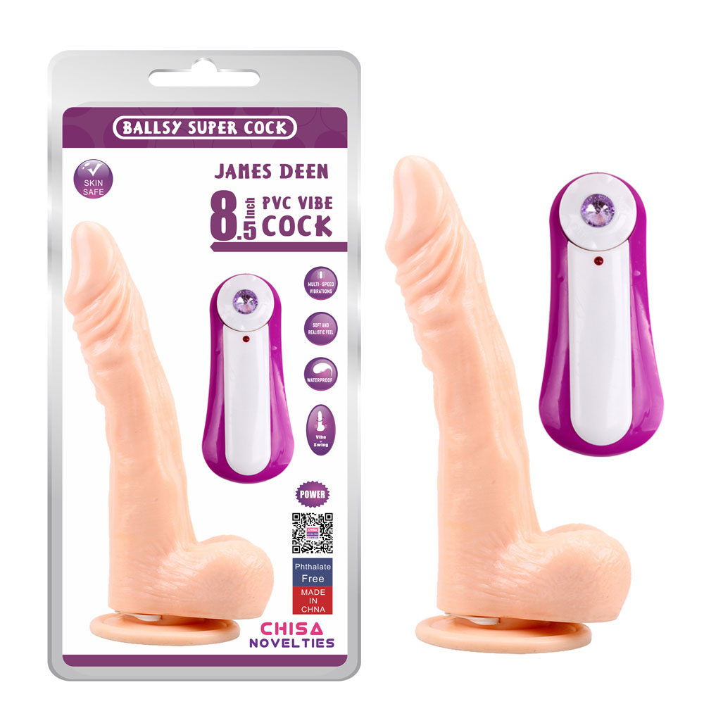 JAMES DEEN 8.5 Vibračné dildo